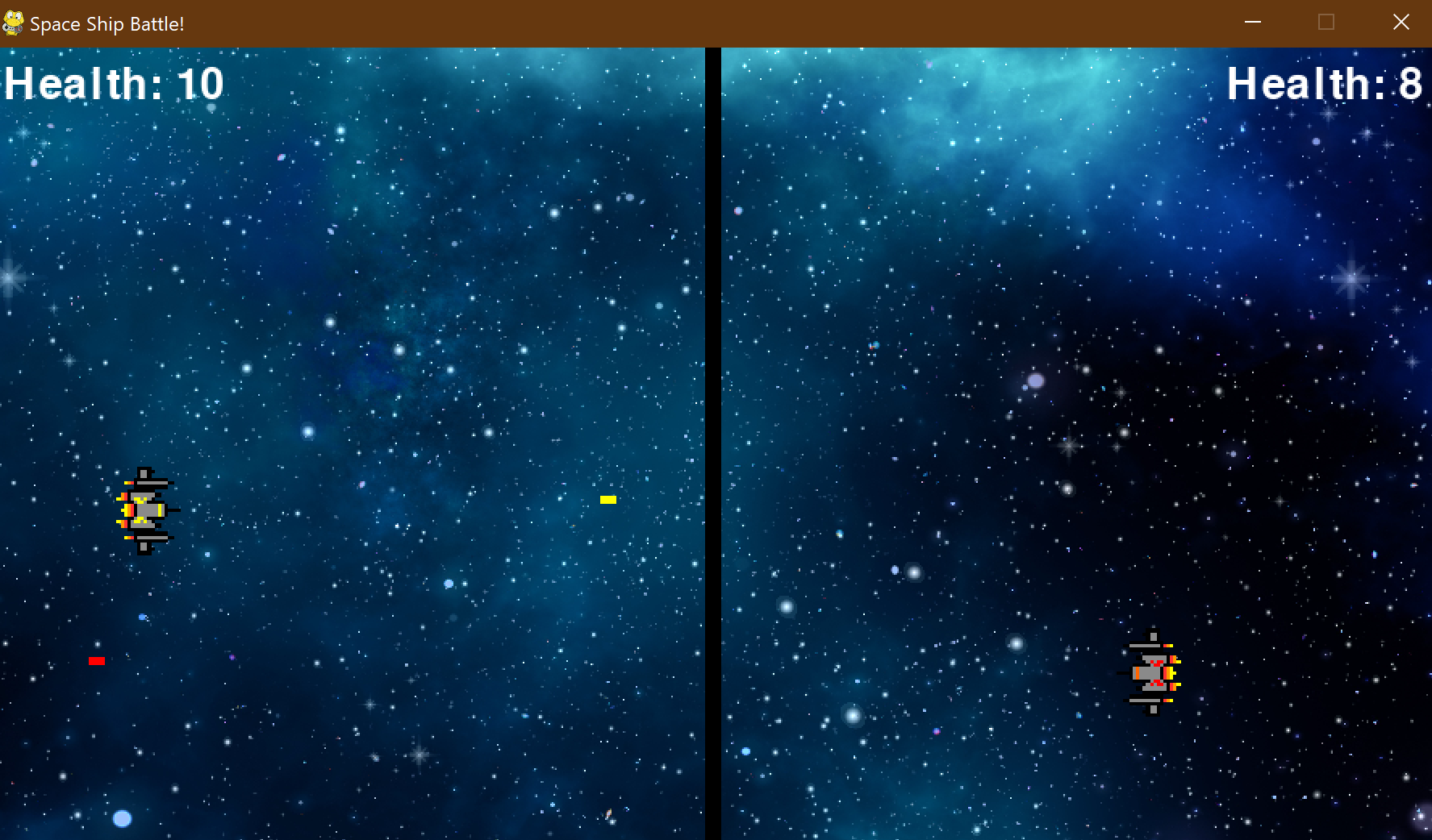 Spaceship game screenshot
